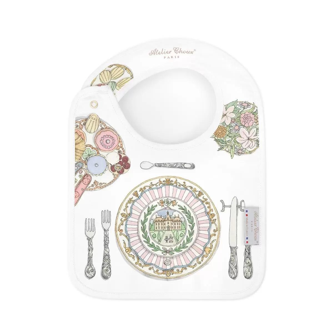 Satin Bib Bon Appétit