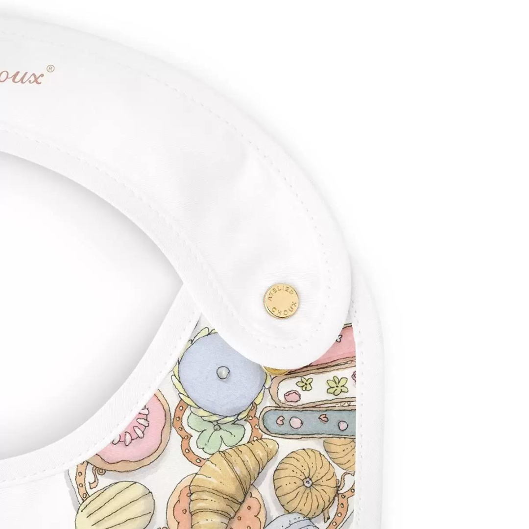 Satin Bib Bon Appétit
