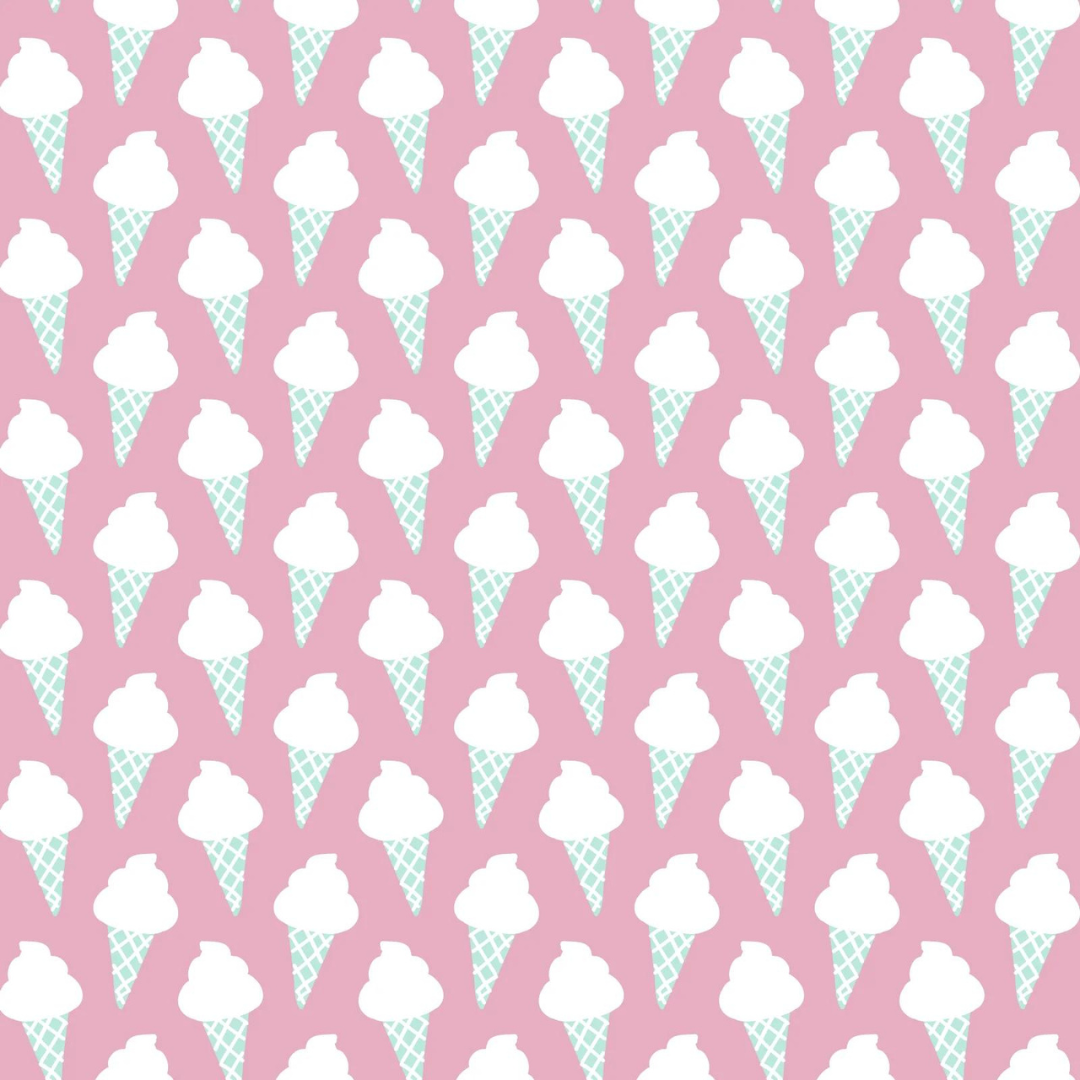 Pearl Girls' Pima Cotton Bubble in Ice Cream Social