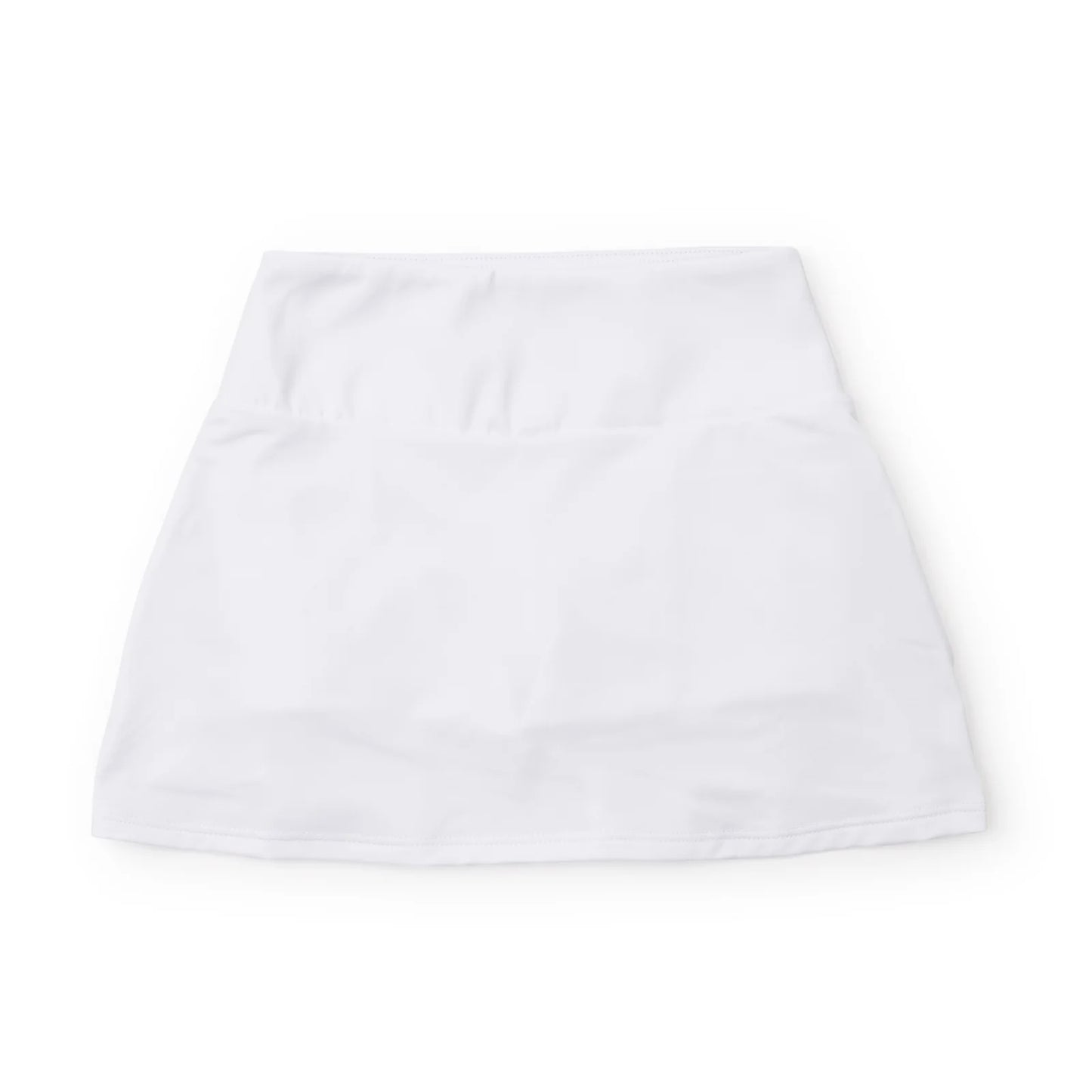 LILA AND HAYES MARGOT GIRLS' TIERED SKIRT BY LH SPORT - WHITE