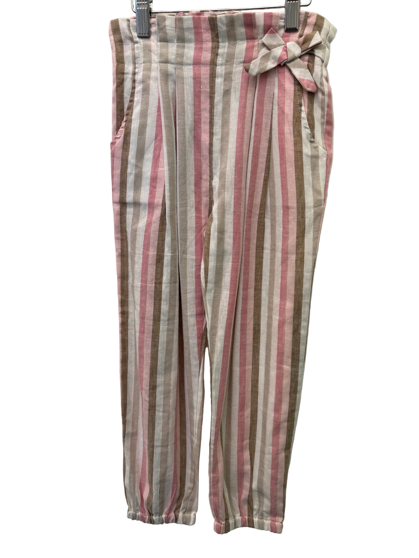 Mayoral Striped Linen Joggers