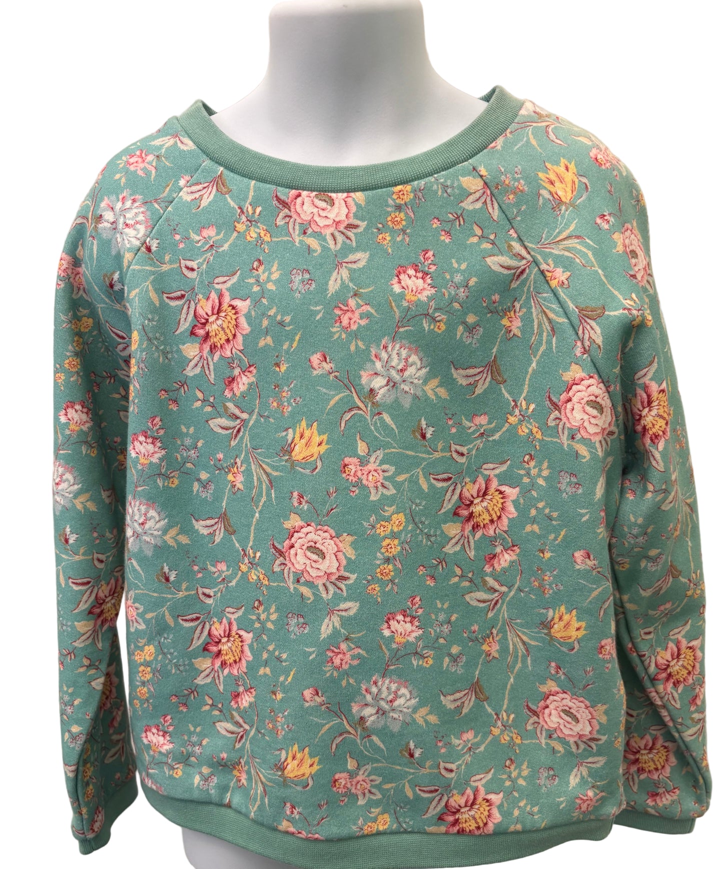 Louise Misha Teal Floral Sweatshirt