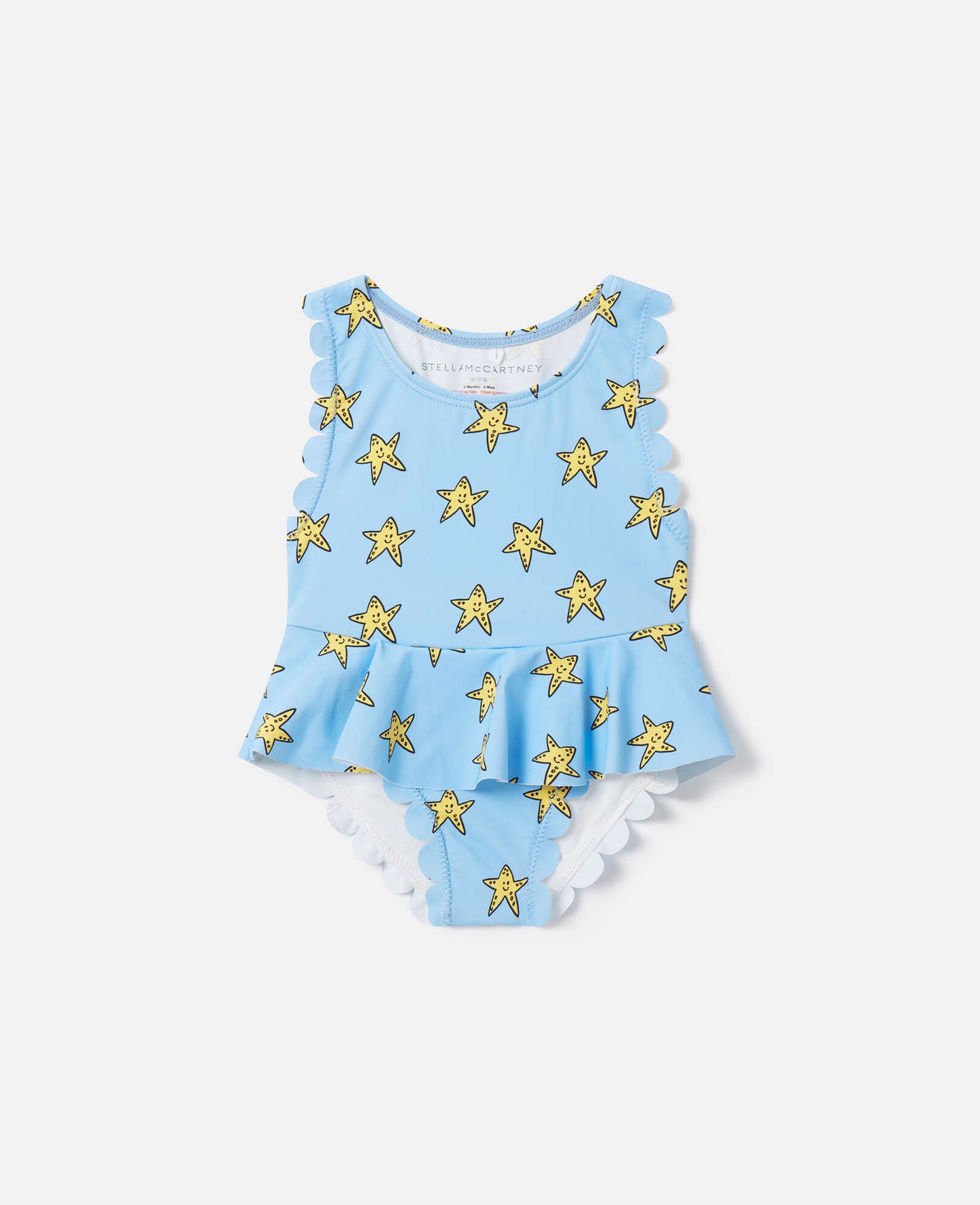Smiling Star Print Swimsuit by Stella McCartney Kids