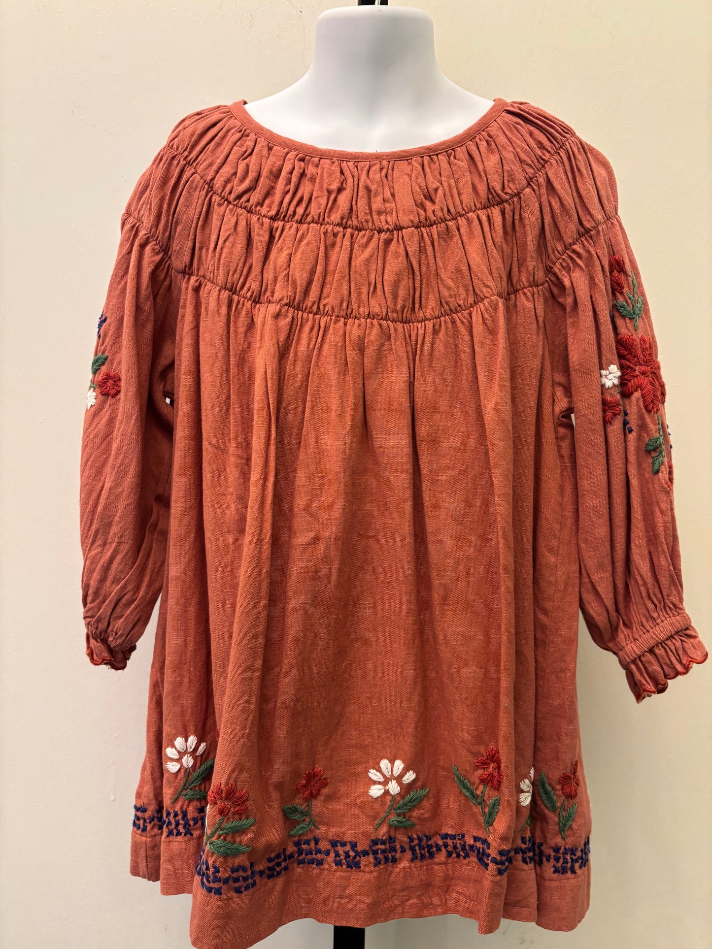 Lala Kids Floral Detail Dress