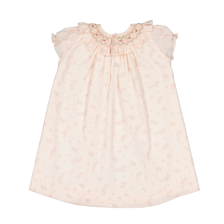 Jasmine Pink Floral Bishop Dress