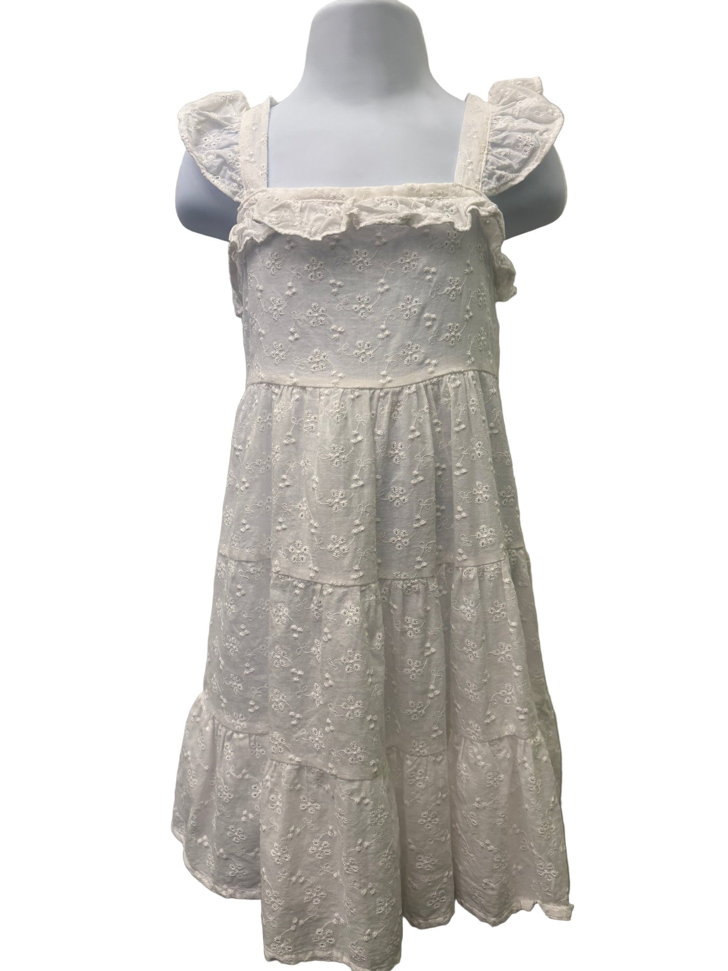 Angel Dear Floral White Dress