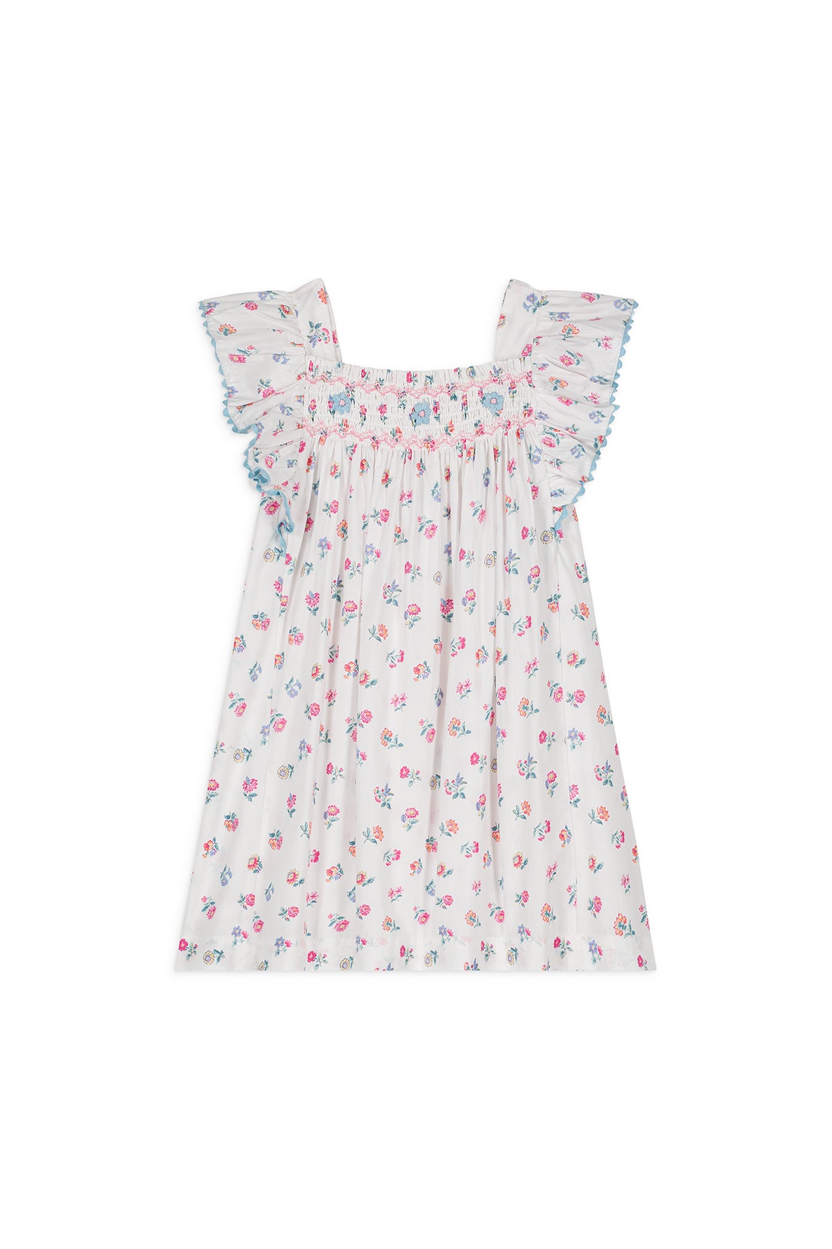 Martine Dress White Felicita Flow