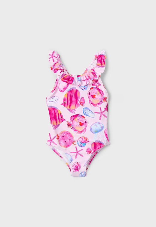Mayoral Girls Printed Swimsuit