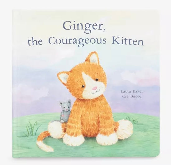 Ginger The Courageous Kitten Book by Jellycat