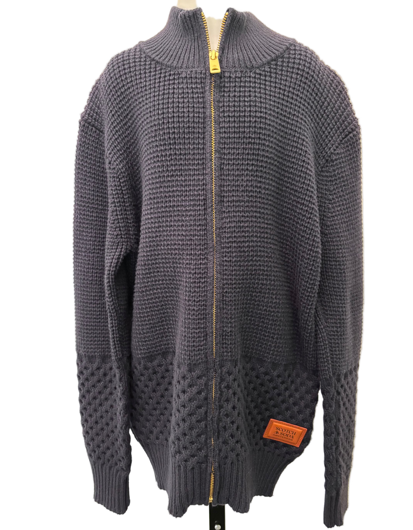 Scotch & Soda Navy Zip-up