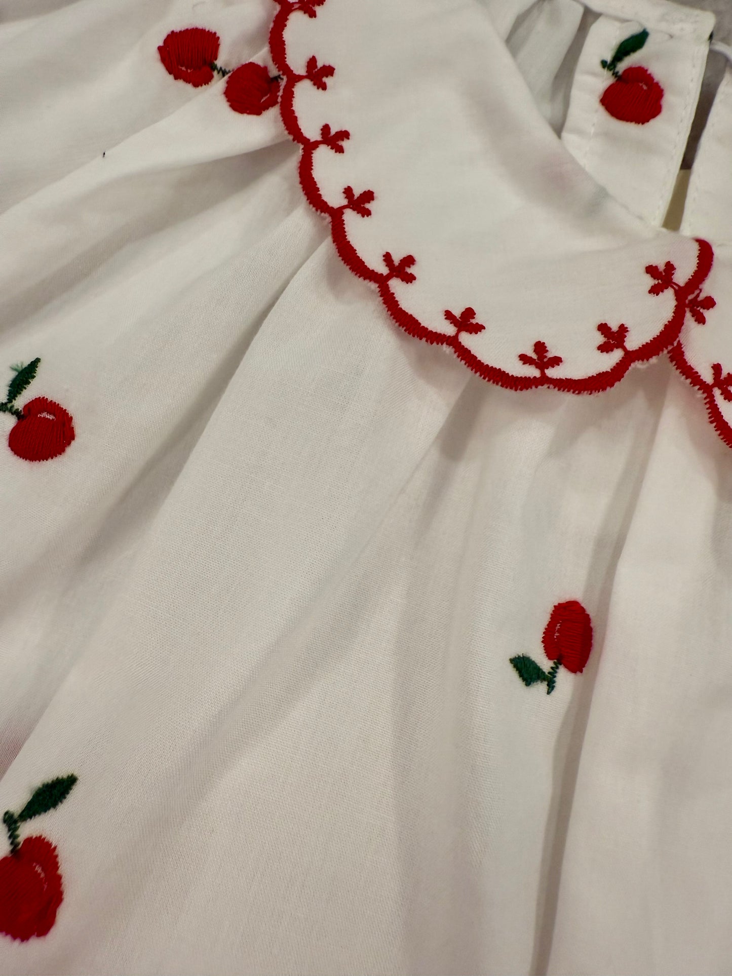 Embroidered Apple Blouse