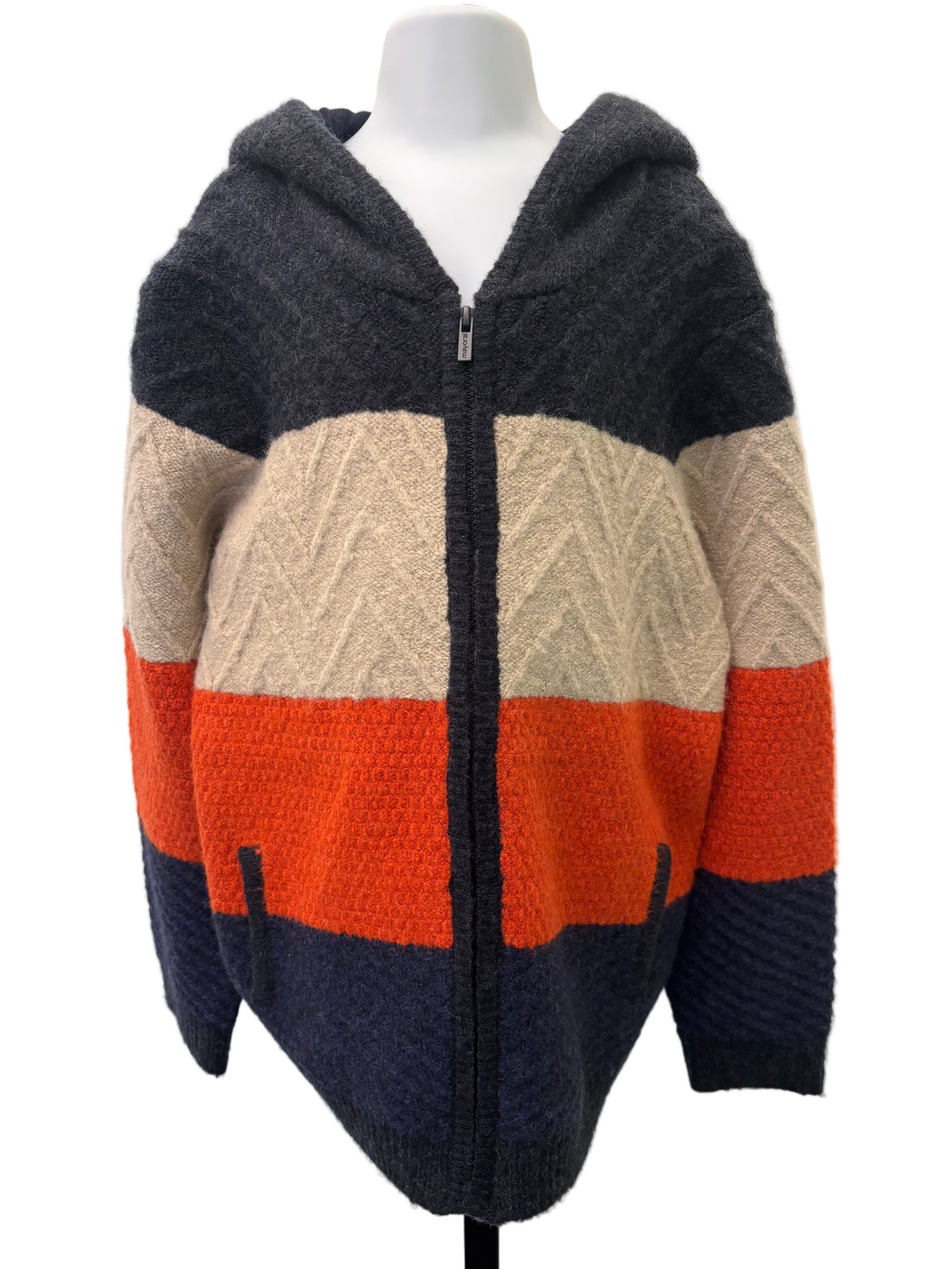 Mayoral Striped Hoodie