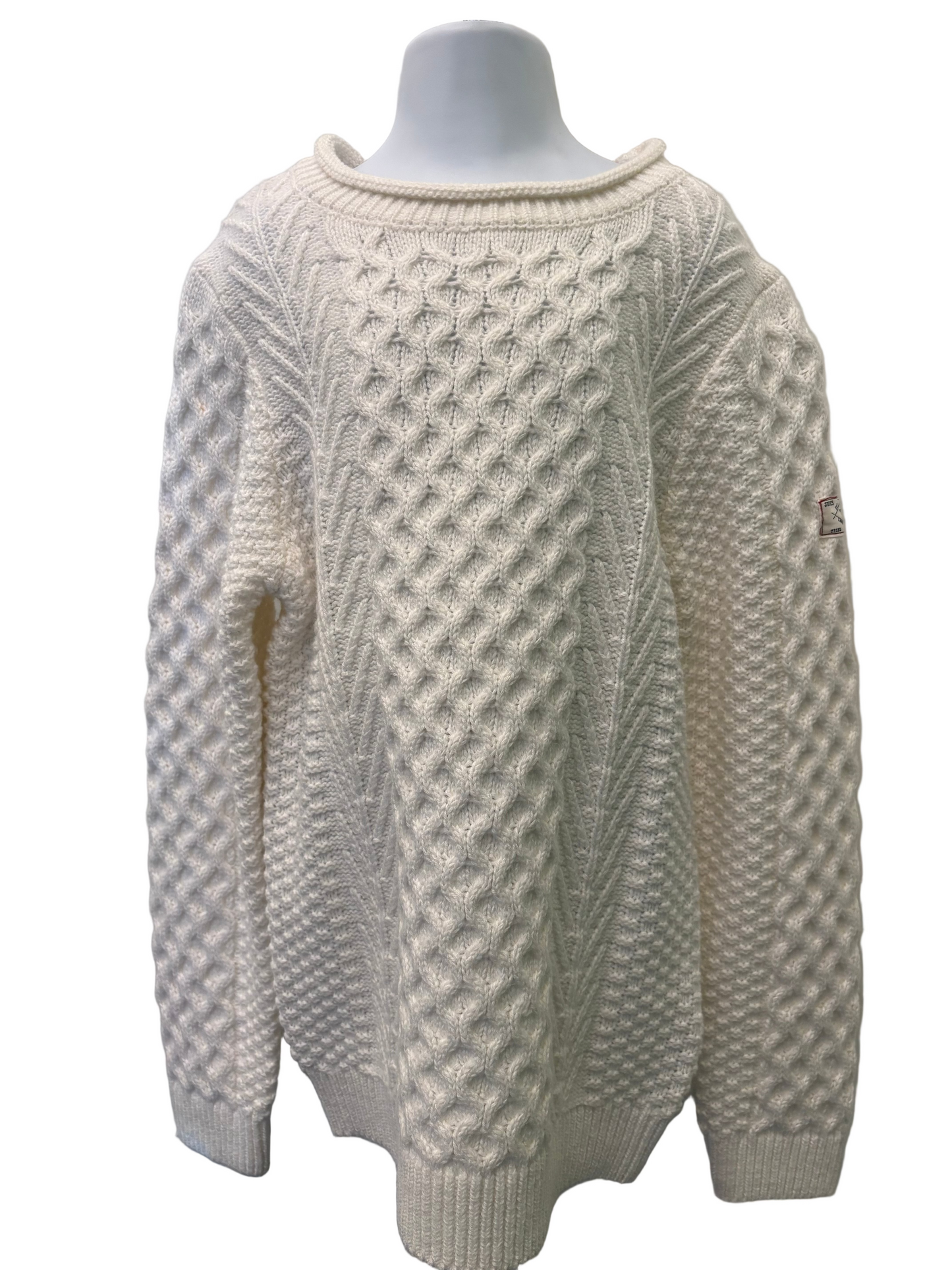 Joules Cable Knit Sweater Cream