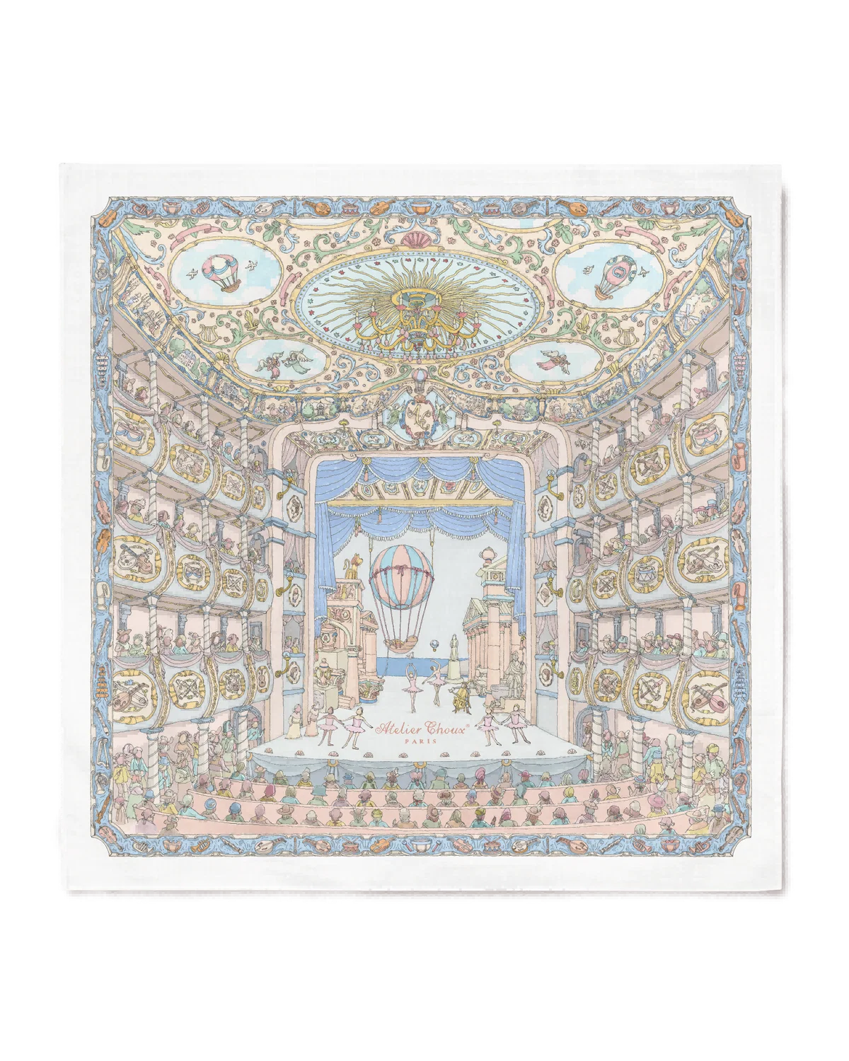 Atelier Choux Ballet de Paris Carre Blanket