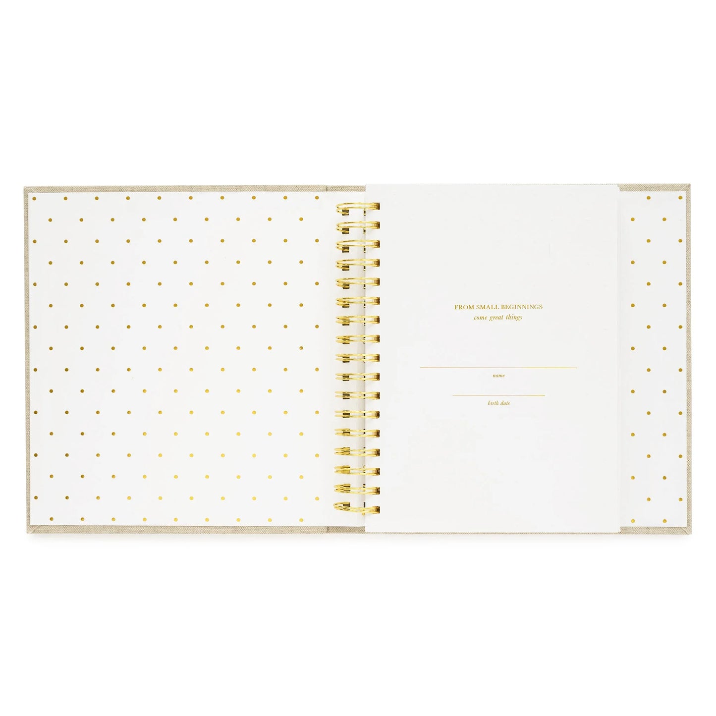 Sugar Paper Flax Baby Book