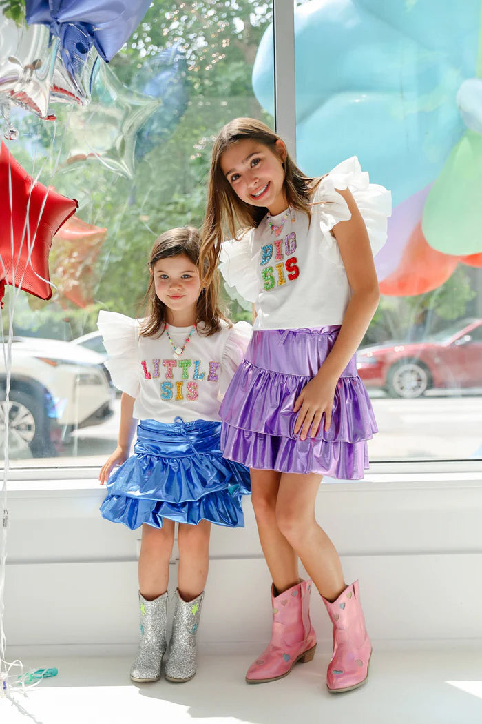 Lola and the Boys Big Sis Ruffle Tee