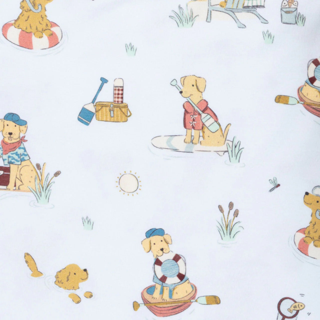 Angel Dear Lake Buddy Dogs Shortie Romper