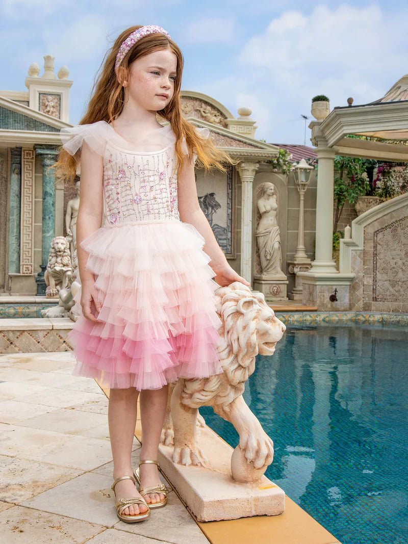 Tutu Du Monde - Coral Cascade Tutu Dress