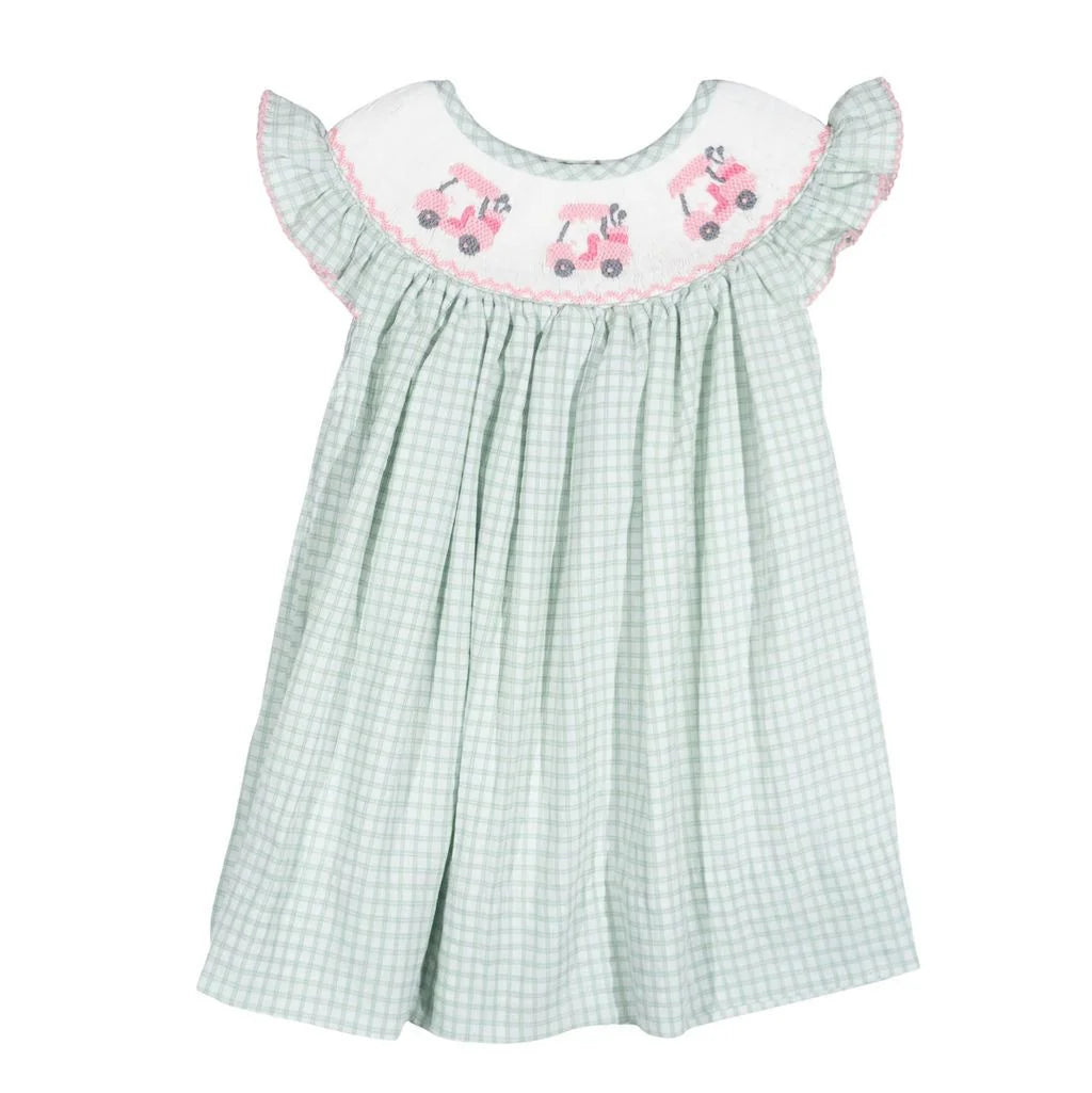 Shop Teeta Dress with Pink Golf Carts