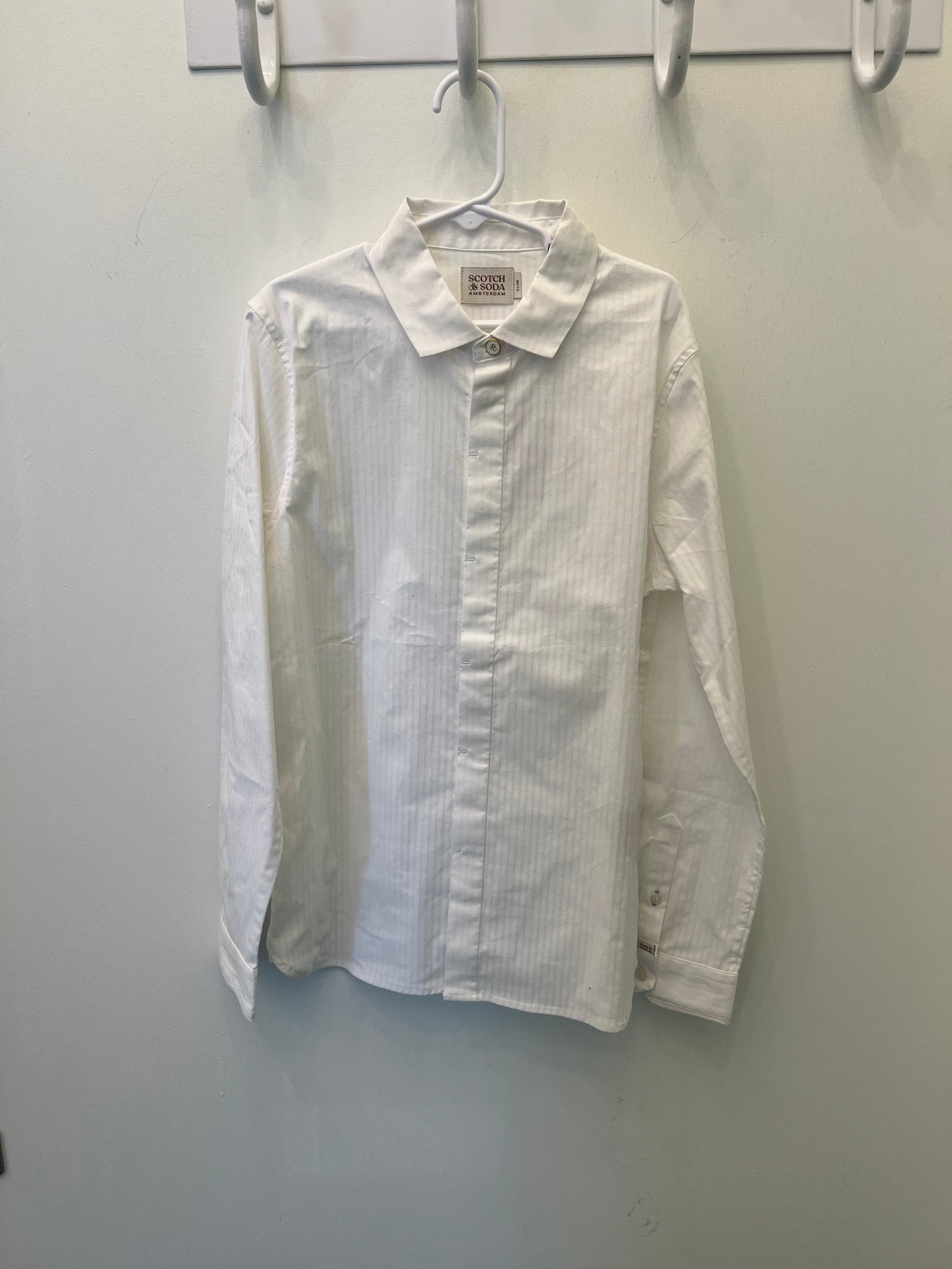 White button down