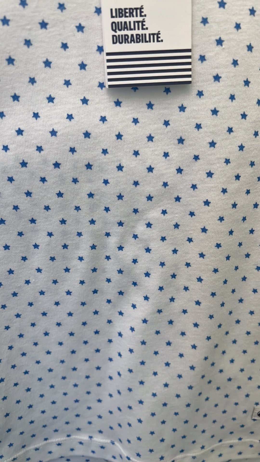 Blue star print pjs
