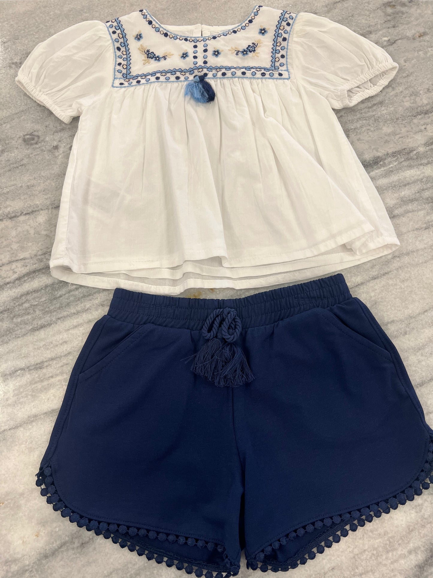 Mayoral blue white set