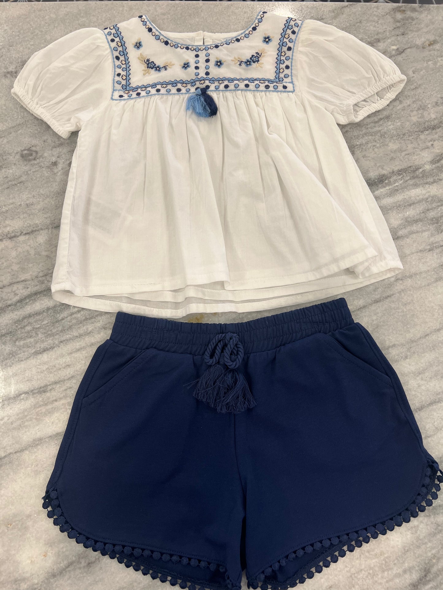 Mayoral blue white set