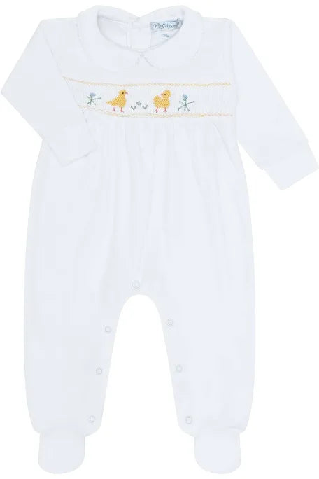 Chicks Smocked Footie