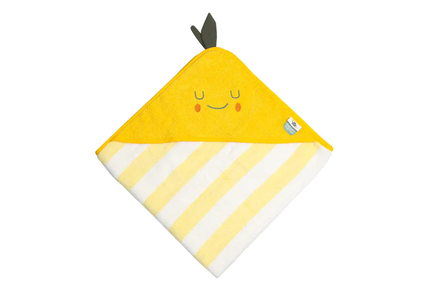 The Cotton Cloud Lola Lemon Hooded Towel