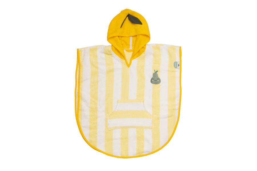 The Cotton Cloud Pedro the Pear Hooded Poncho