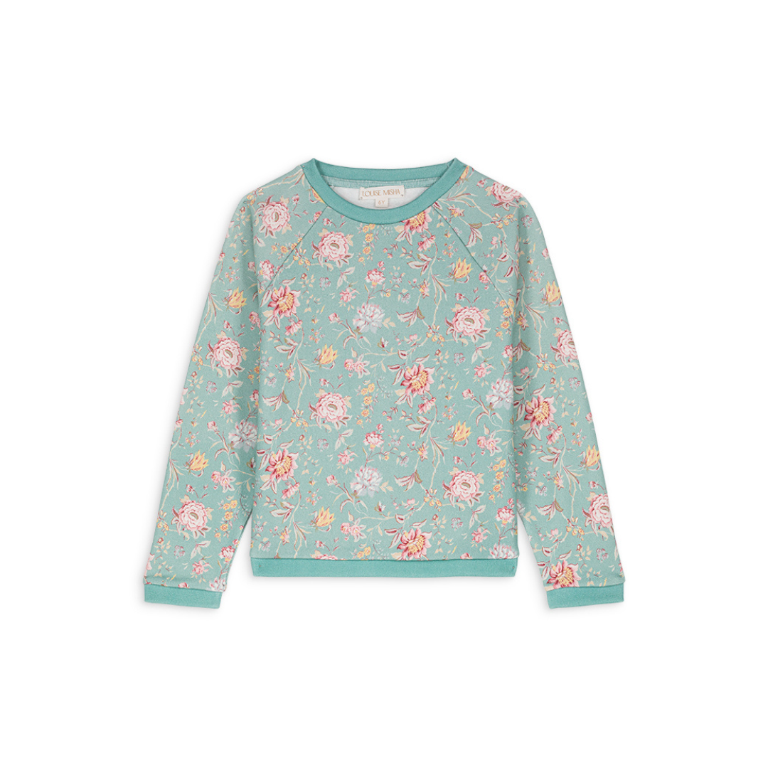 Kyra Sweatshirt in Blue Rosa Damascena