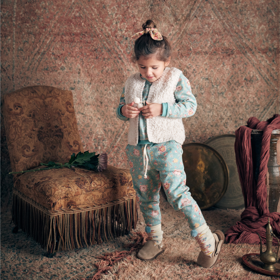 Kyra Sweatshirt in Blue Rosa Damascena