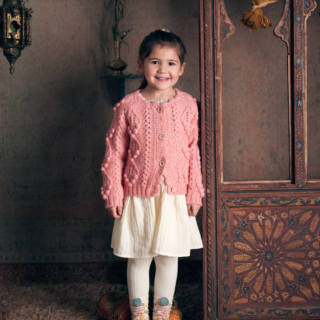 Sankara Cardigan in Pink