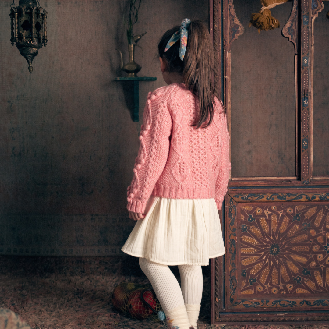 Sankara Cardigan in Pink