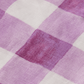 Checkered Linen Blend Shirt in Mulberry Bistro