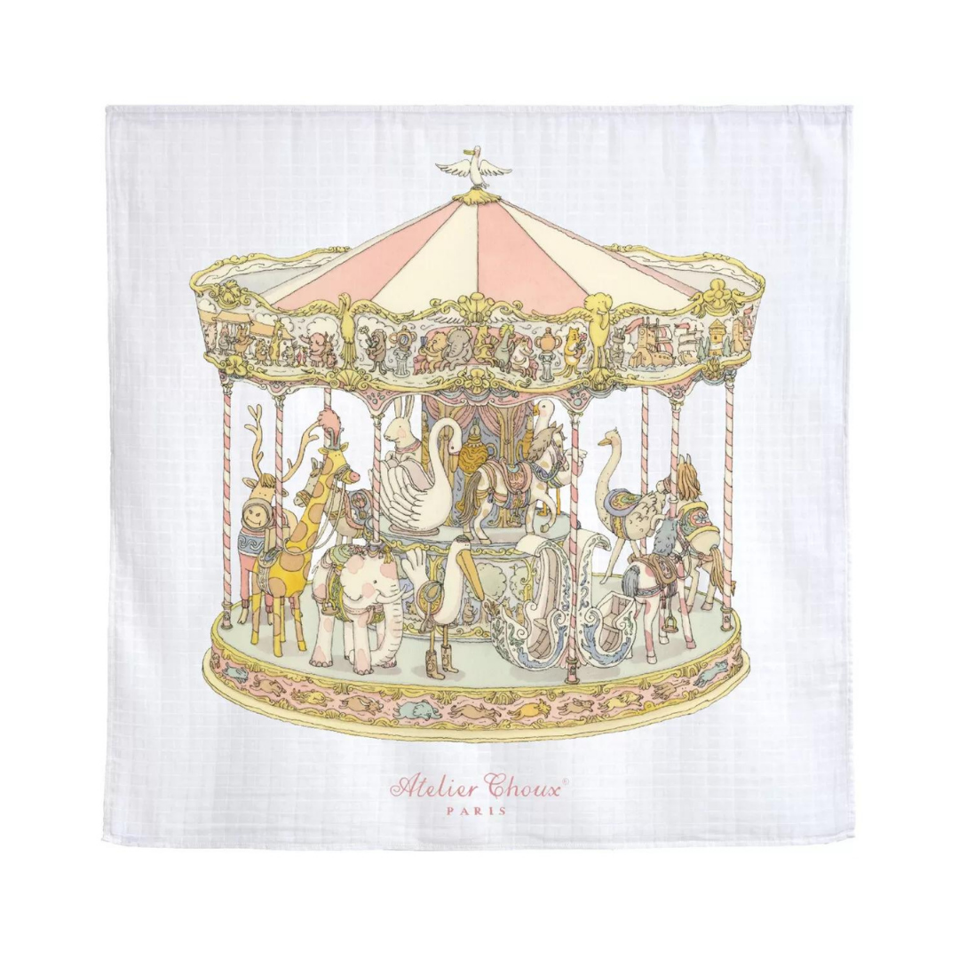 Carousel Pink Swaddle
