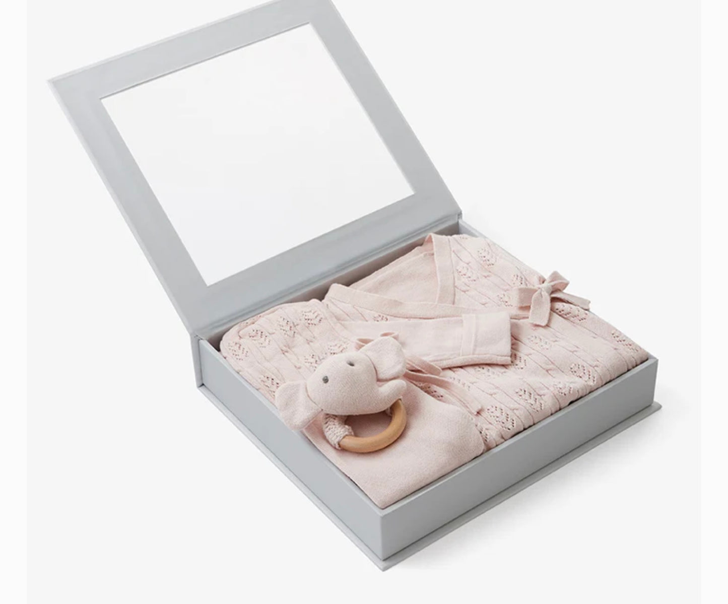 Blush Pink Baby Layette Set With Box