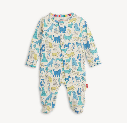 Magnetic Me Blue It’s a Paw-ty Footie