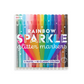 Rainbow Sparkle Glitter Markers