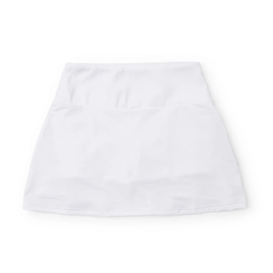 MARGOT GIRLS' TIERED SKIRT BY LH SPORT - WHITE