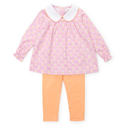 MORGAN SET GIRLS' LEGGING SET - PRETTY PUMPKINS