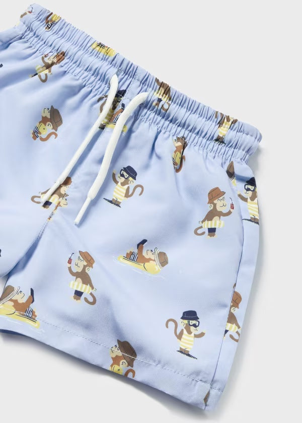 Baby swim trunks with hat