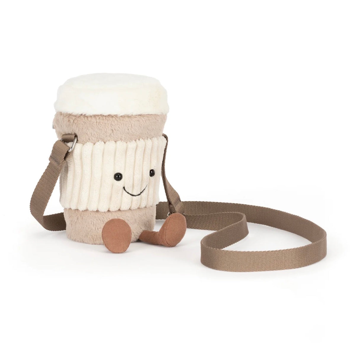 Jellycat Amuseables Perkle Coffee Shoulder Bag