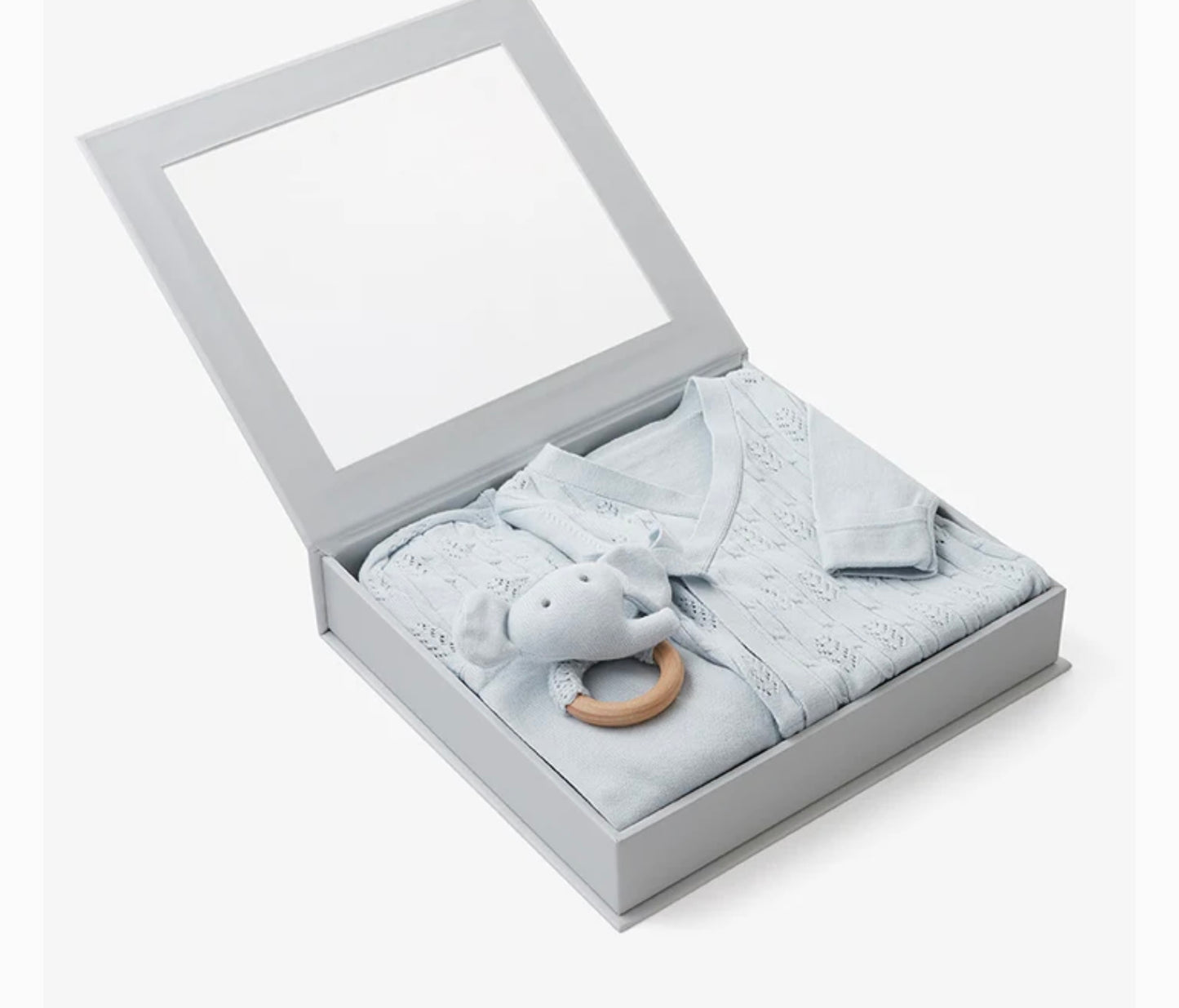 Cloud Blue Baby Layette Set With Box