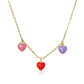 Hearts Dangle Necklace