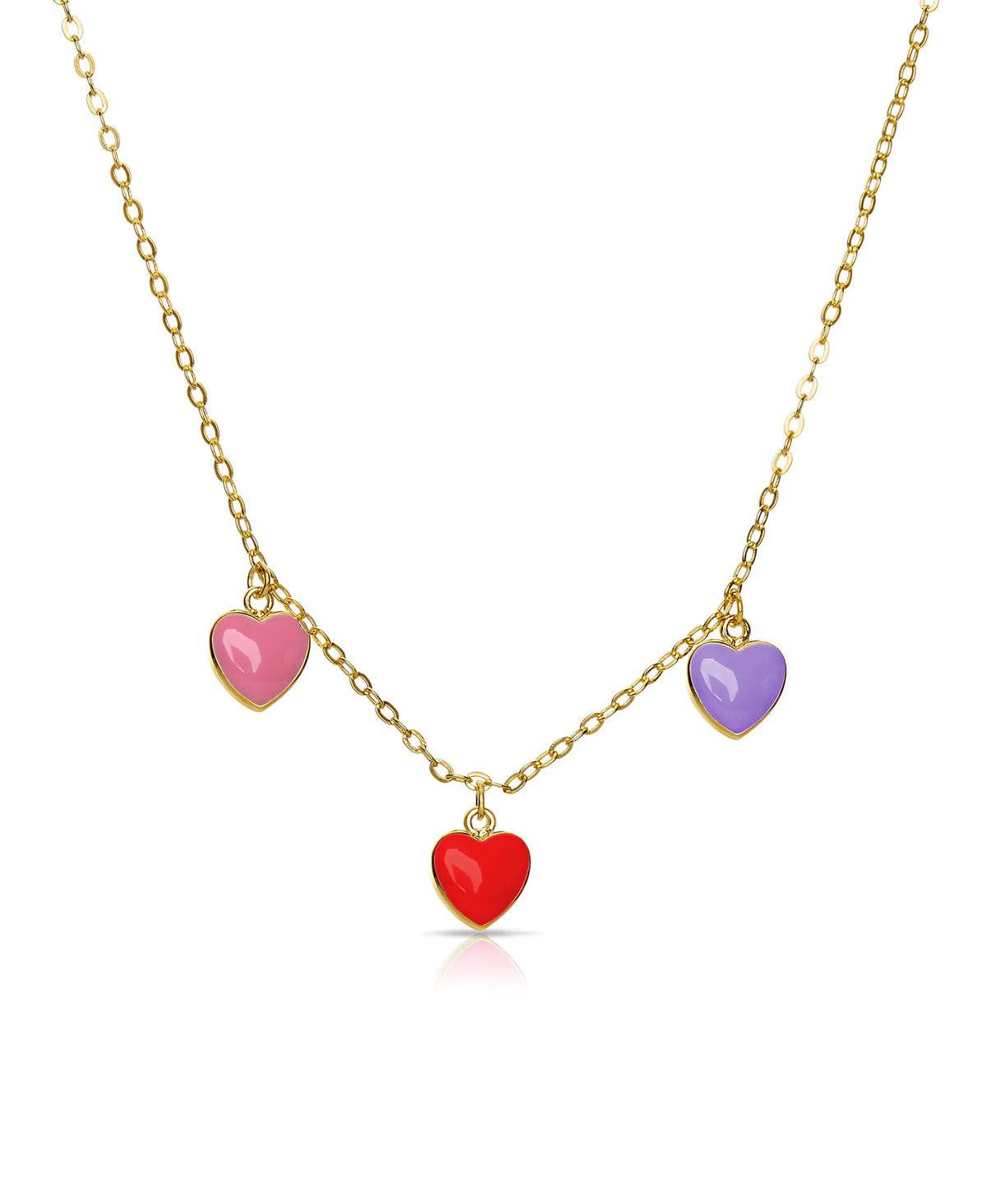 Hearts Dangle Necklace
