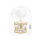 Atelier Choux Pink Carousel Satin Bib