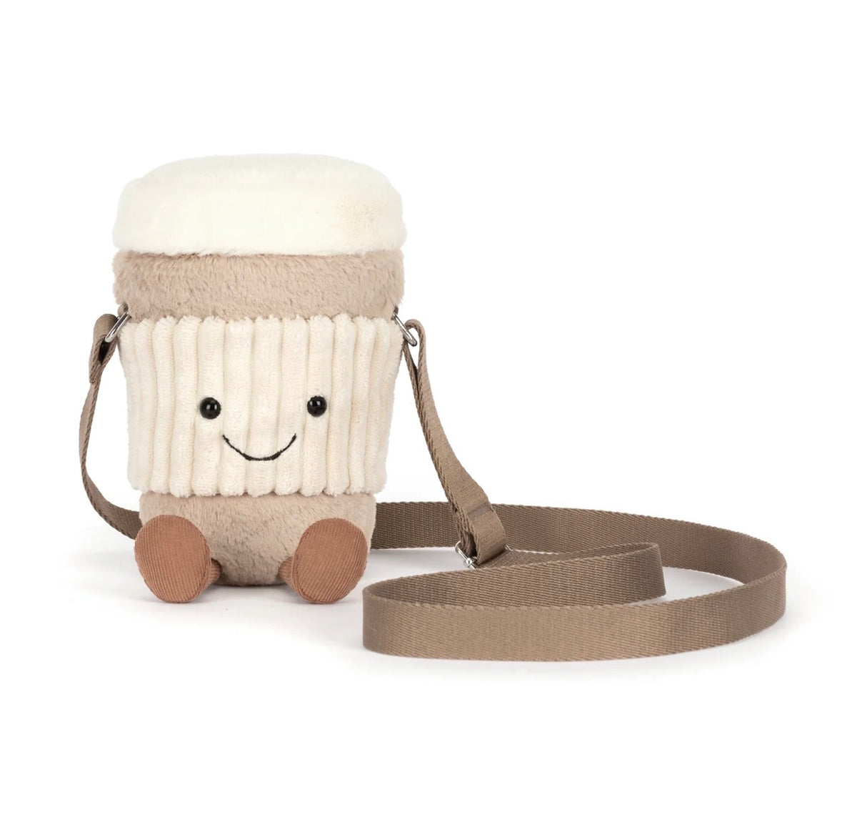 Jellycat Amuseables Perkle Coffee Shoulder Bag