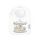 Atelier Choux Blue Carousel Satin Bib