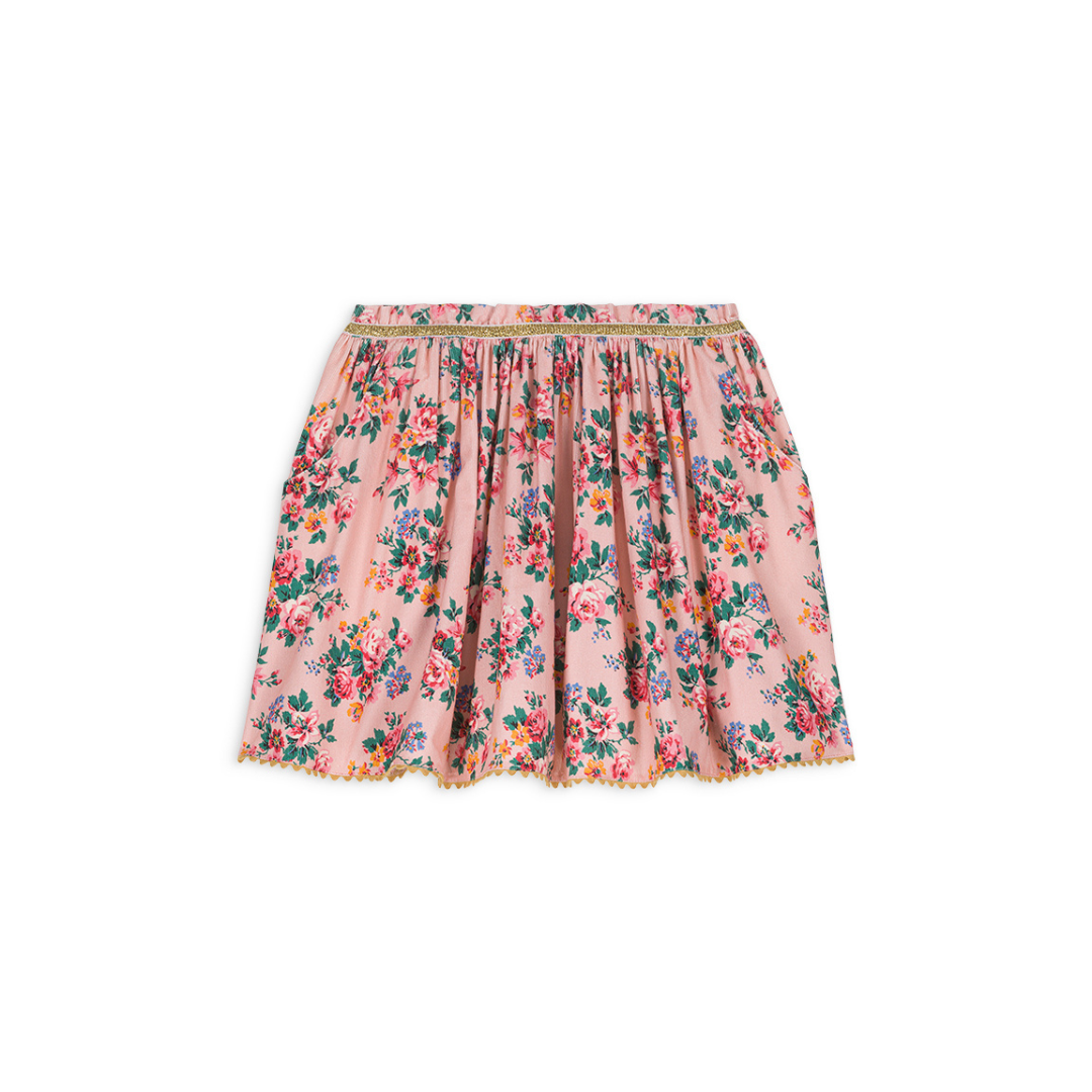 Cephee Skirt in Pink Seylan Flowers